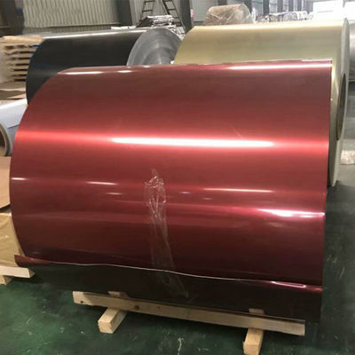卸し売り色の上塗を施してあるアルミニウム コイルは前にアルミニウム ロール着色されたアルミニウムを塗った